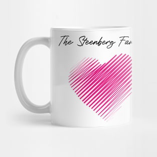 The Steenberg Family Heart, Love My Family, Name, Birthday, Middle name Mug